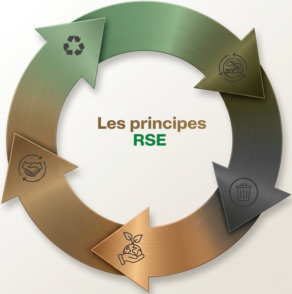 Matériaux durables, échantillons, recyclage